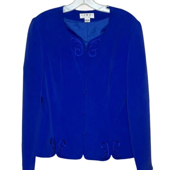 Vintage Shomi Silk Suit Jacket - Picture 1 of 6